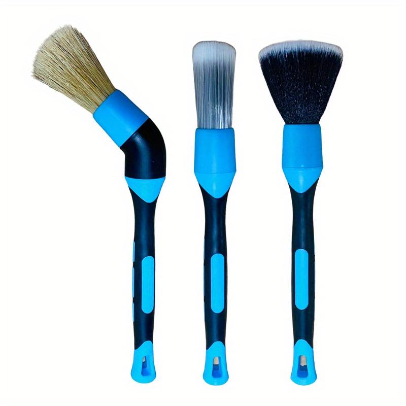 3pcs Brush Good Car Wash Cleaner Multi-Function Wash The Car Beauty Brush to Really Care for Car Car Wheel Rim Brush