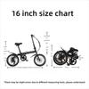 Folding Bicycle 16 Inch Adult Variable Speed Student Bicycle Men's and Women's Ultra-light Small Pedal Leisure Travel Bike