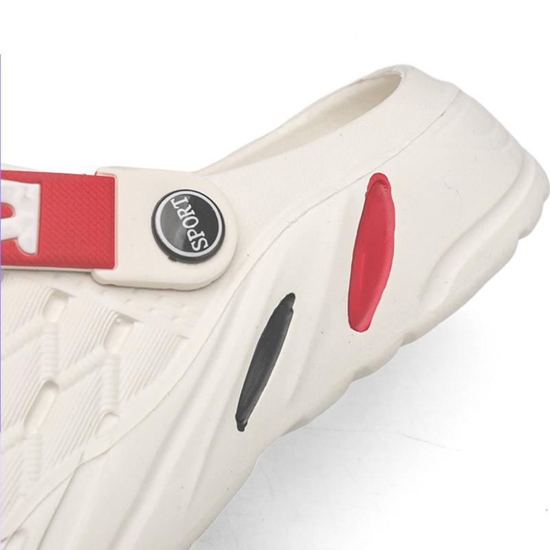 Comfortable Men Pool Sandals Summer Outdoor Beach Shoes Men Slip On Garden Clogs Casual Water Shower Slippers Unisex Zapatos