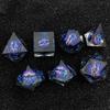 7 szt./zestaw DND D20 Płynne Kostki Flow Eye do COC Dungeon and Dragon Pathfinder RPG Gry Fabularne Zabawki na Imprezę Akcesoria