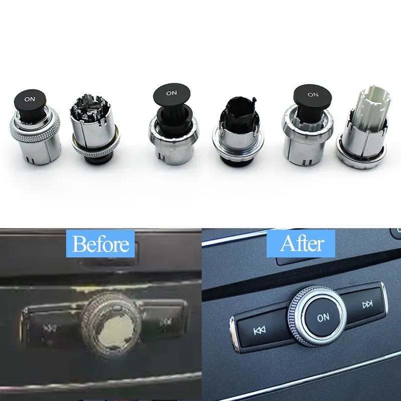 Pentru Mercedes Benz C E GLK W204 X204 W212 W207 W218 W166 3 buc. Butoane Comutator Capitonaj Buton Comutator Radio CD Player Console Centrală Mașină