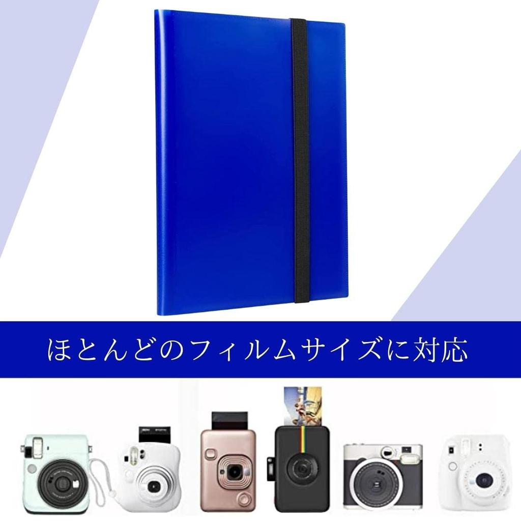 Mini Album for Instax and Polaroid (360 Photos, Blue)