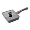 Divided Frying Pan with Lid Lapic Induction Gas Compatible PFOA PFOS Free MB-4089