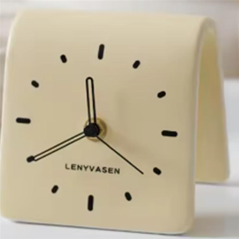 M-Modern-Desktop Clock Simplicity Desk Clock Home Decoration Living Room Bedside Silent Desk Clock