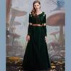 Long Sleeve Court Clothing, Vintage Cleopatra Queen Clothing, Ancient Egyptian Queen Clothing, Halloween Costume