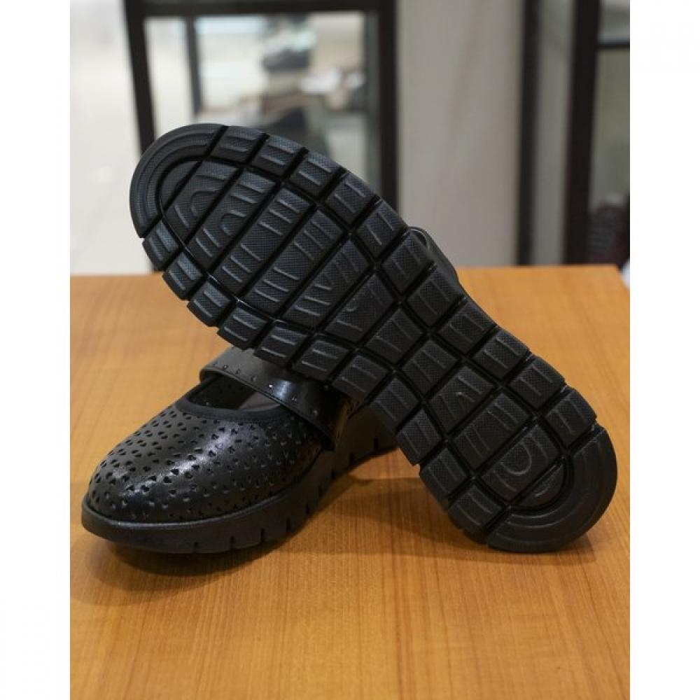 Vainer Functional Summer Comfort Shoe Black Women 372e