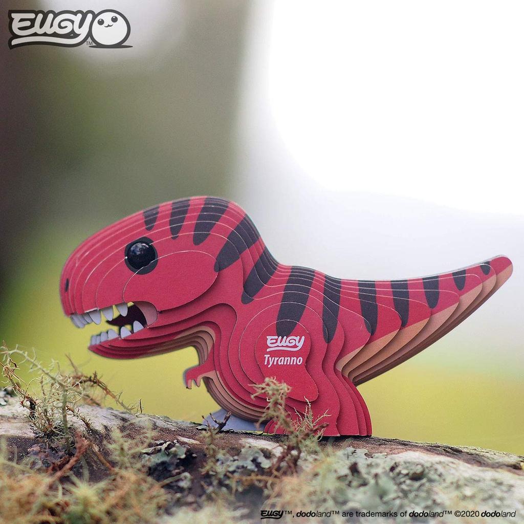 EUGY Tyrannosaurus Paper Puzzle - A fun educational toy for elementary school boys and girls, as well as adults, making it a great gift.