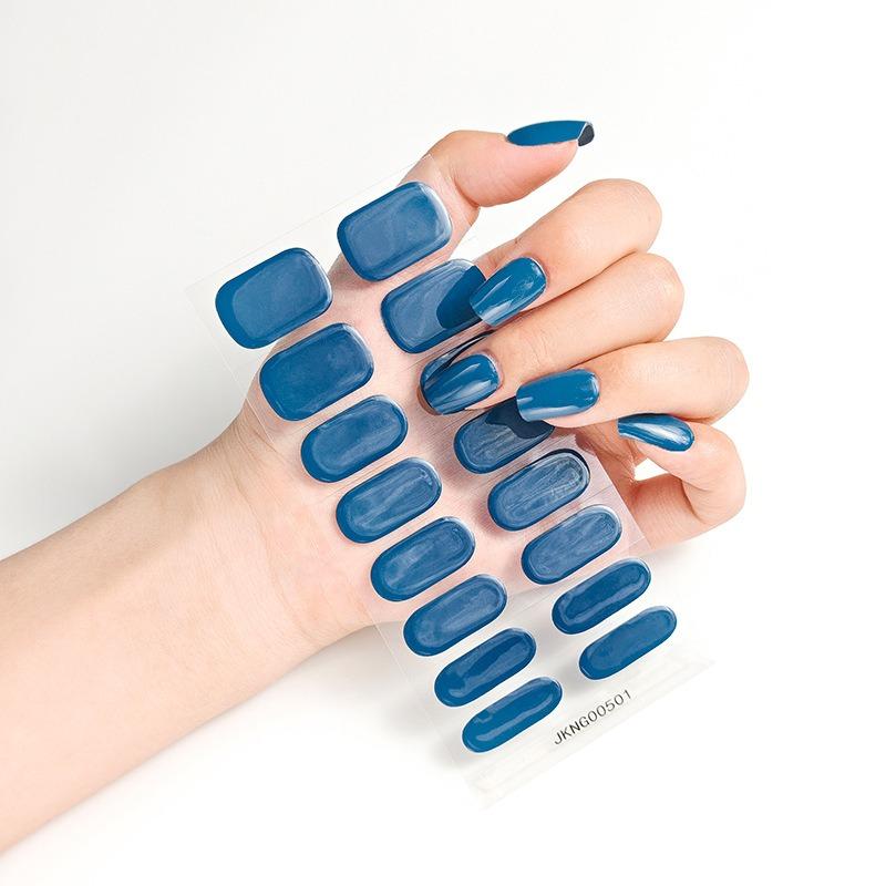 Neue einfarbige Nagelgel-Aufkleber, Nagelaufkleber, Nagelaufkleber, Lichthärtungslampen, Gel-Nagelaufkleber