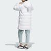 Adidas Casual Sport Series 600 Fill Hooded Down Jacket Side Slit Design Warm Daily Outerwear Women White IL8936