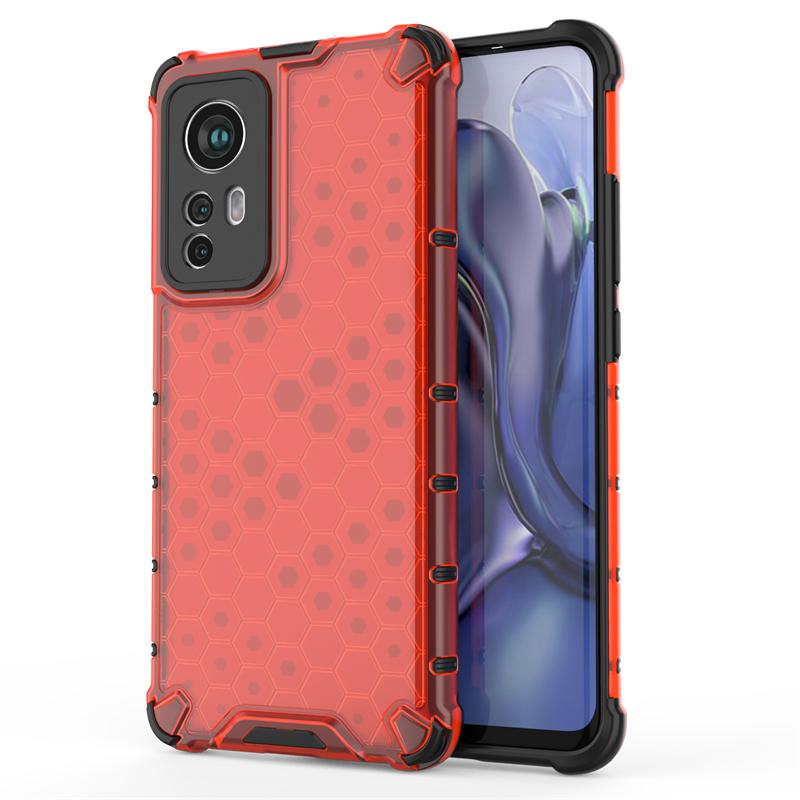 Shockproof Transparent Case For Xiaomi 12 Bumper Honeycomb Armor Case For Xiaomi 12 Case For Xiaomi 12 Lite 12X 12S 13 12T Pro