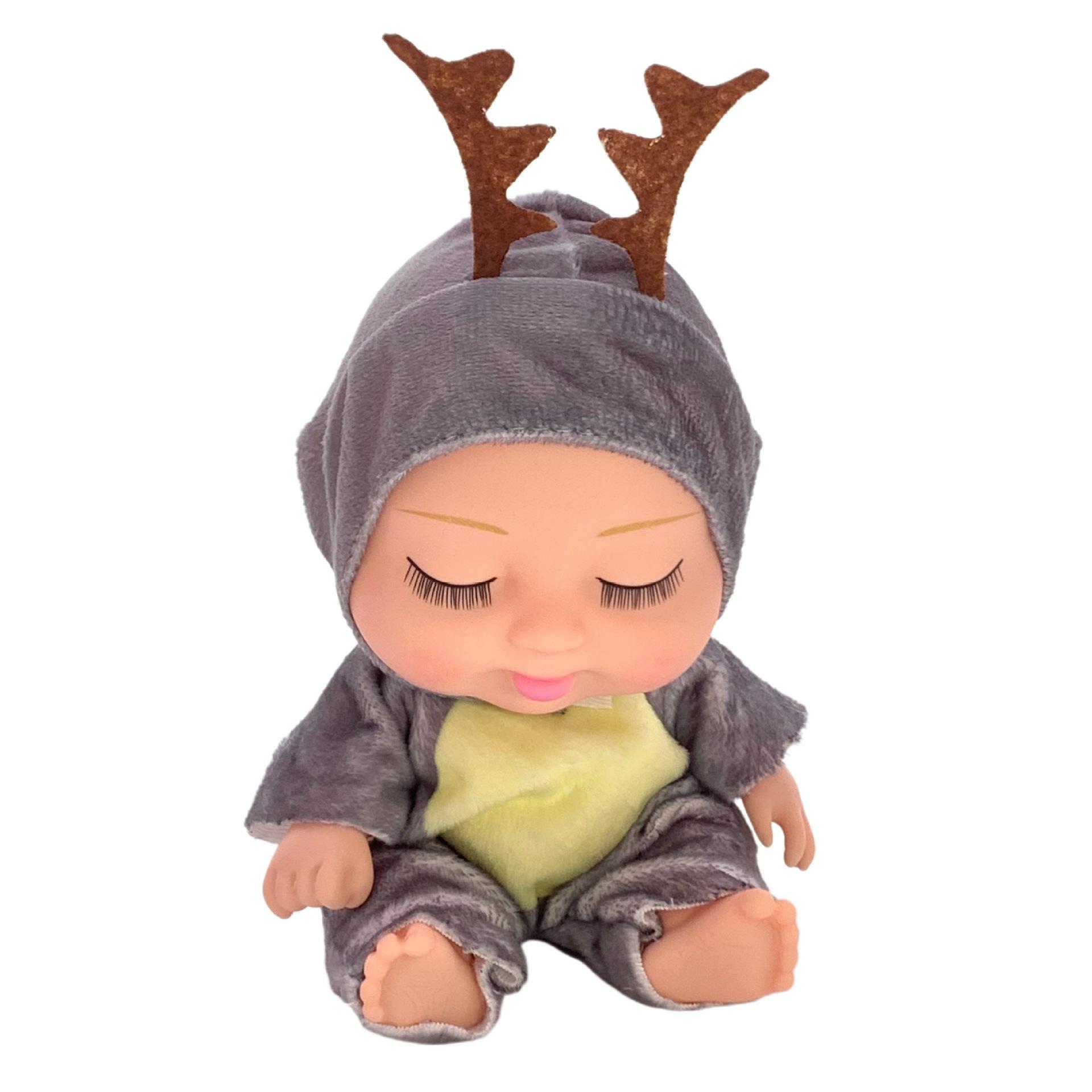 

Reborn Baby Simulation Doll Fashion Cute Multi Functional Music Sleep Toy Gift Deer