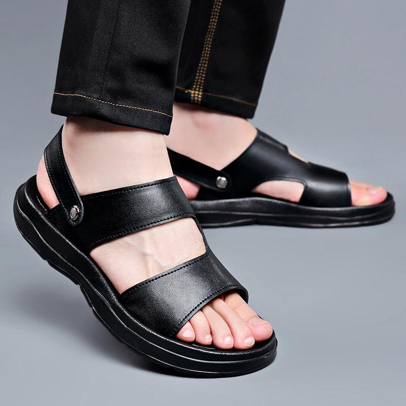 New Summer Classic White Leisure Beach Shoes Holiday Male Wading Aqua Sandals Outdoor Male All-match Comfortable Casual Sandals