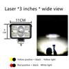 1X LED spotlight 12-80V strong light super bright spotlight reversing light  waterproof Fog light car truck general headlight