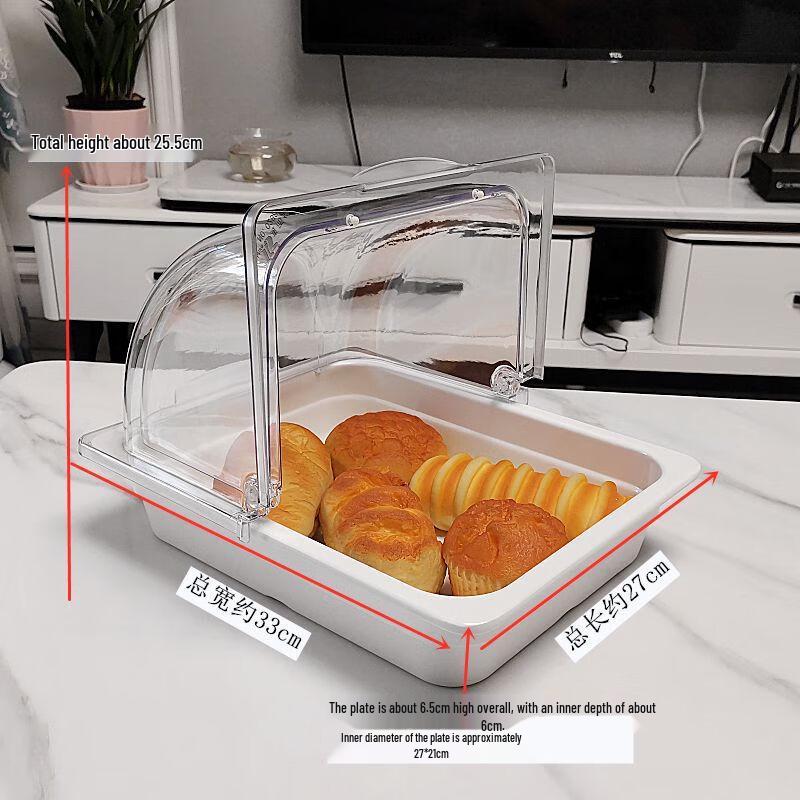 Food Display Tray with Lid