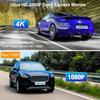 4K Front or Rear Camera 1080P Wireless Carplay Android Auto 9.66" Mirror Dash Cam for Car Dvr Video Recorder Car Assecories