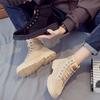 2024 Spring and Autumn New Mid-cut All-match Tooling Boots Casual All-match Men's Non-slip Flat Boots Men's Martin Boots