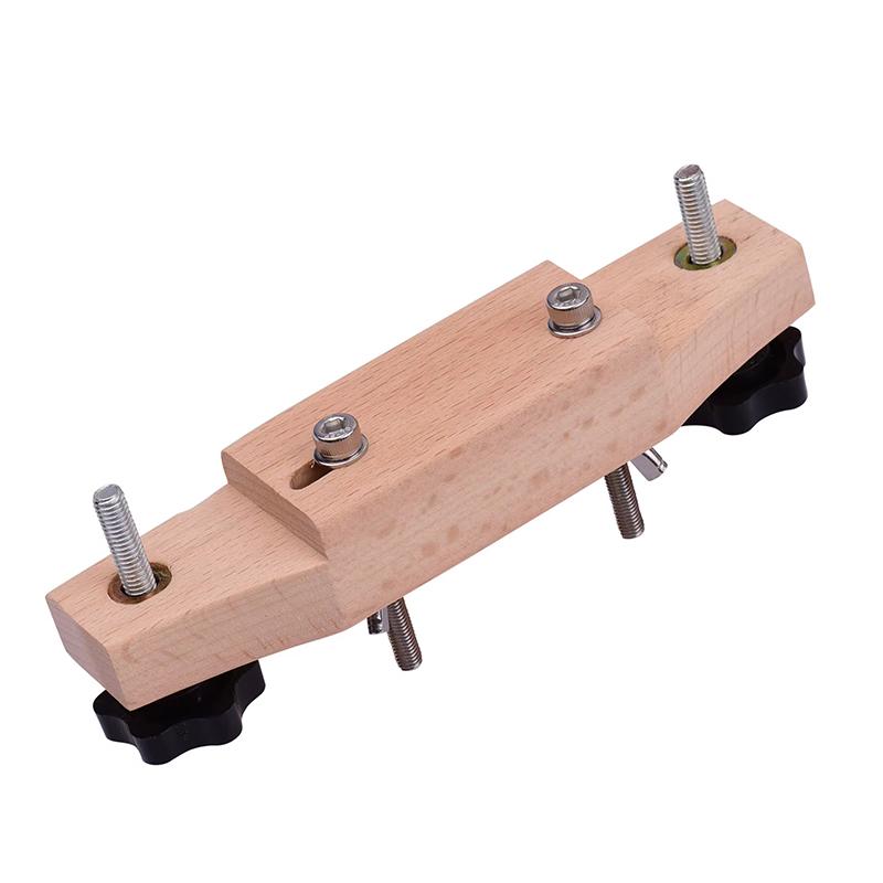 Gitarrenbrückenklemme Gitarrenbauer Reparaturwerkzeug mit L-Schlüssel Holzklötzen Gitarrenersatzwerkzeug Klassische Gitarrenbrücke Werkzeug Hand