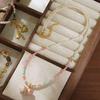 Colorful Enamel Drip Glaze Gourd Pearl Necklace – Women's Luxe Beaded Long Sweater Chain