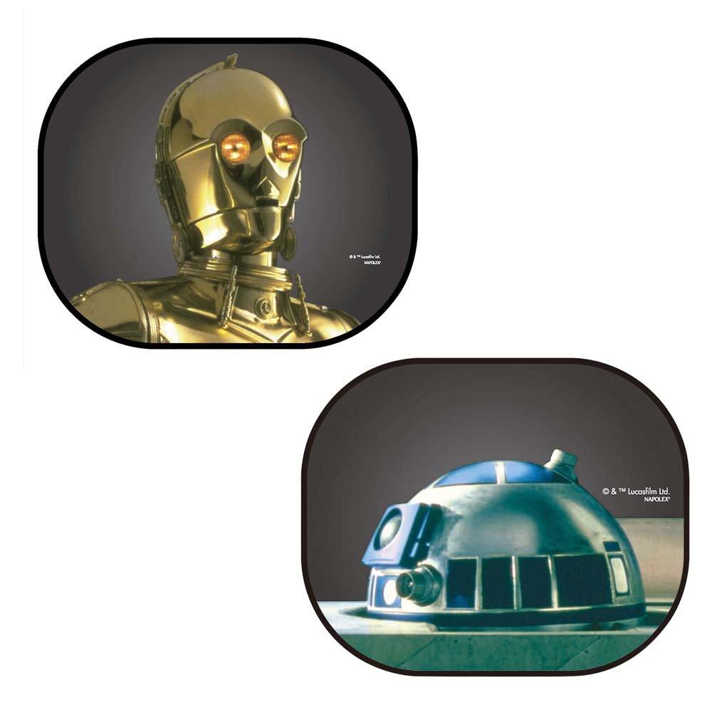 Napolex Car Sunshade Star Wars Pack Shade C-3PO & R2-D2 SW-3