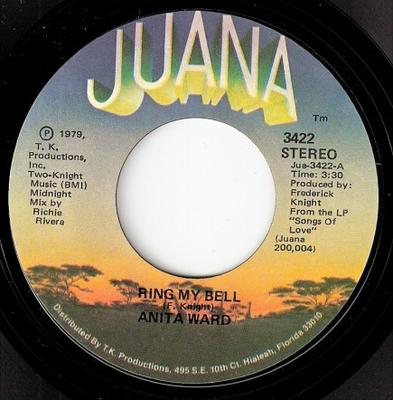 7inch Record ANITA WARD - Ring My Bell 3422 Juana 1979 US Dance & Electronica Used