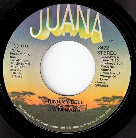 

7inch Record ANITA WARD - Ring My Bell 3422 Juana 1979 US Dance & Electronica Used