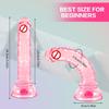 5.62 Inch Realistic Small Dildo, Anal Plug Training with Strong Suction Cup Anal Prostate Vaginal G-Spot Sex Toys for Beginners