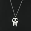 Comic-Zubehör SOUL EATER Death the Kid der Gleiche Totenkopf-Halskette Horror-Stil Souvenir-Requisiten Schmuck Halskette Geschenk für Fans