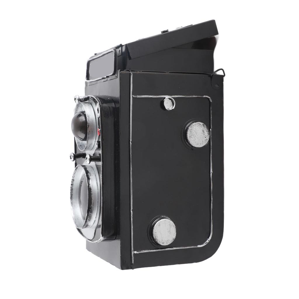 Vintage Camera Statue Reduced Pressure Iron Desktop Retro Camera Ornaments for Home Decoration