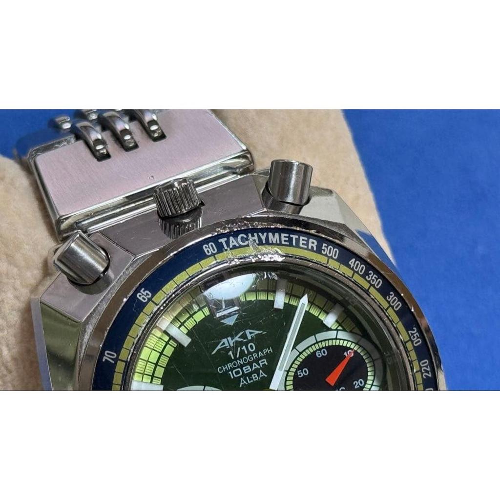 Used Seiko Alba AKA Tsuno Chrono (Green)