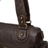 Zipper Retro Hot Girl Motorcycle Bag Large Capacity Bronze French Shoulder Bag