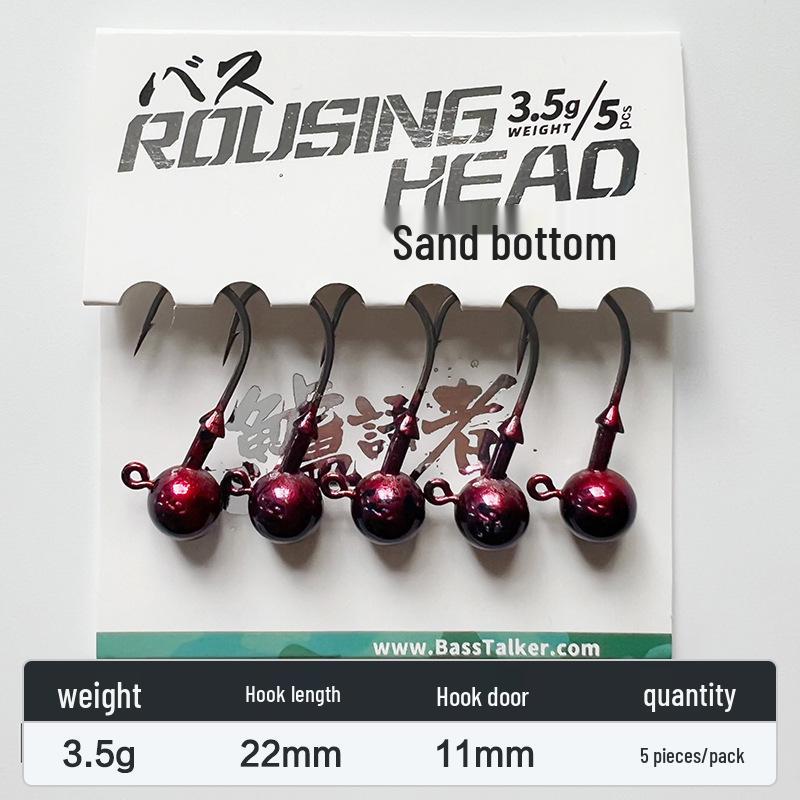 

М яка приманка BassTalker Angler: Безінерційна, гачкова головка-джиг, приманка для поверхневої проводки