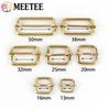 10Pcs Meetee 13-50mm Metal Buckle Backpack Belts Sliders Buckles Webbing Adjuster Clasp DIY Handbag Crafts Hardware Accessories