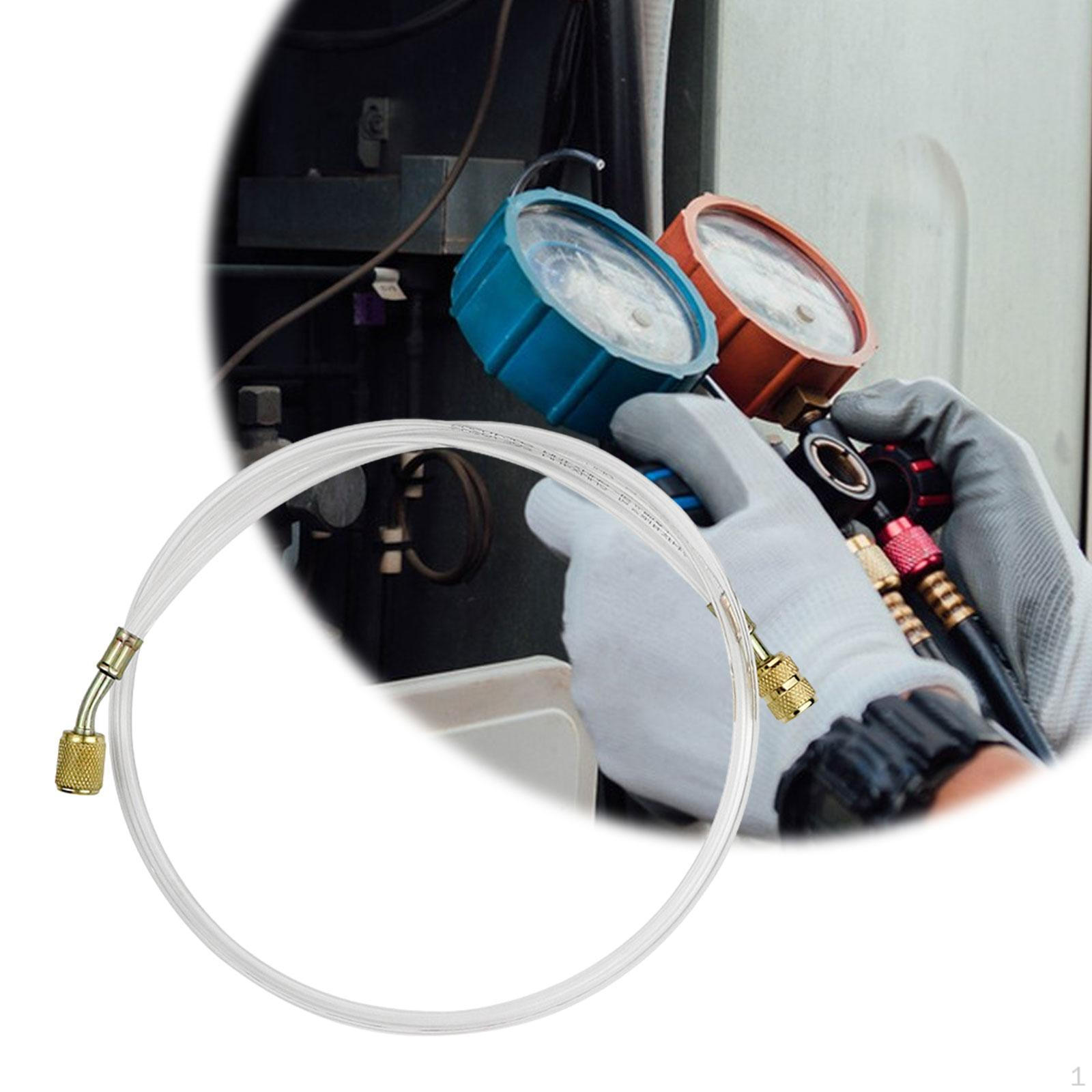 

Інструмент для додавання охолоджуючої рідини шланга кондиціонування повітря Ефективна труба холодильника 100cm_Male Female Pipe