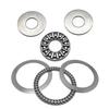 10Sets Chrome Bearing Steel Flat Needle Roller Bearing  for Plane Axial Bearing Replacement