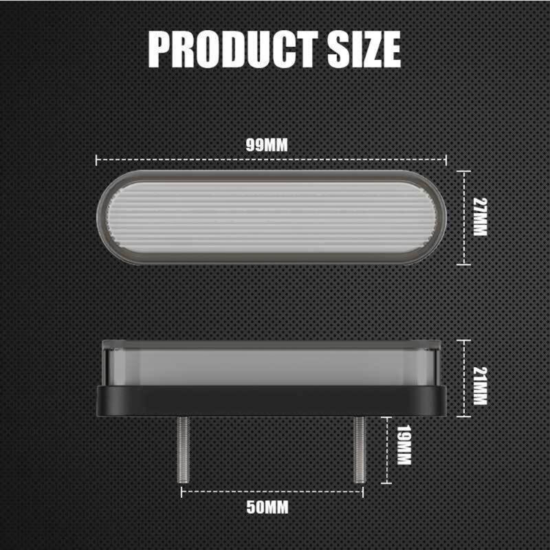 1 Paar 34led Zweifarbig 3 In 1 Führungslicht Anhänger LKW Bremslicht Lauflicht DRL Blinker