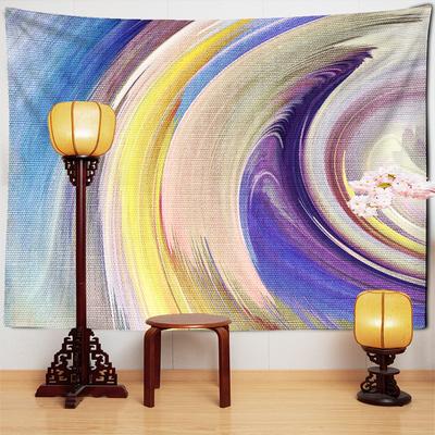 Vertigo Pittura a Olio Linea Arazzo da Parete Appeso Stile Nordico Bohemien Arte Psichedelica Decorazione Stanza Dormitorio