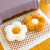 Flower Seat Cushion Round Plush Seat Cushion Egg Flower Bay Window Seat Cushion Memory Cotton Butt Cushion