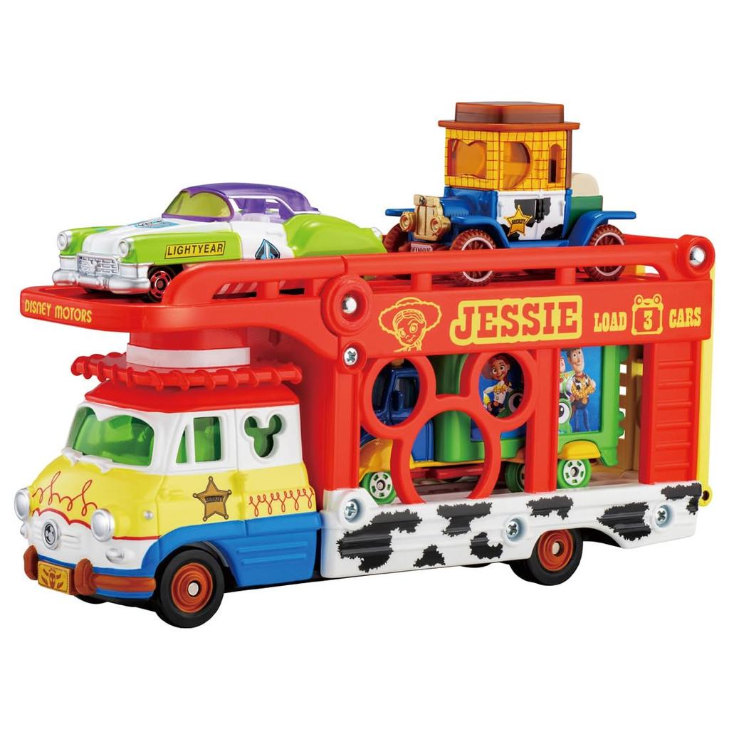 TAKARA TOMY Tomica Dream Tomica Disney Motors Pals Transportador Toy Story 5 Jessie Coche Mini Juguete 3 y (Edades en aumento)