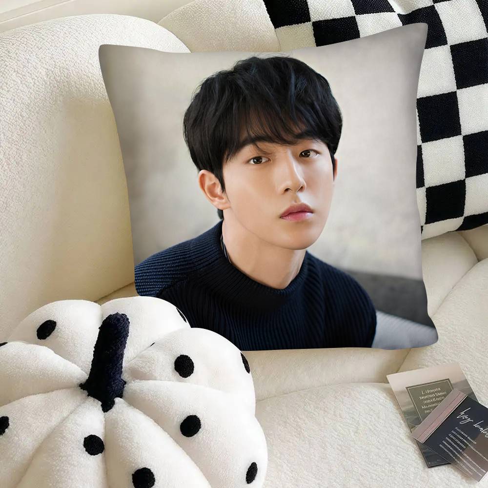 Корея Актер Модель J-Joo Hyuk Nam Наволочка Модная Квадратная Наволочка Спальня Диван Комната Ins Декор Отдых 16x16Inch