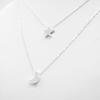Women's Sexy Star Moon Double-Layer Vertical Drop Bar Pendant Charm Necklace
