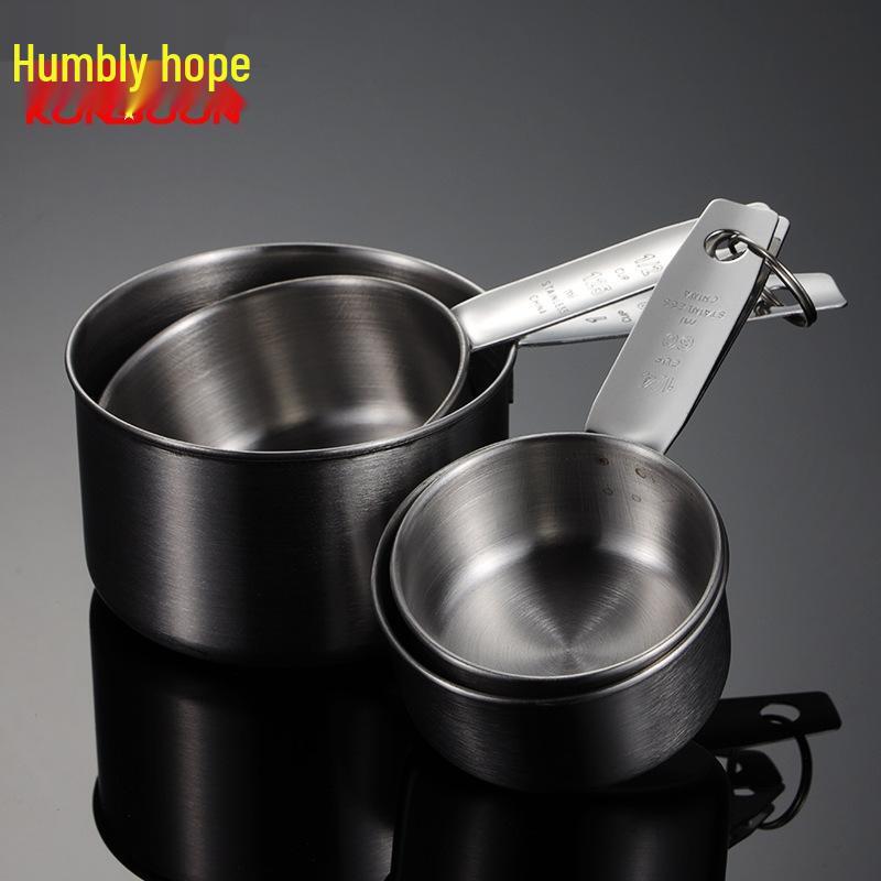 Qianxing 430 Stainless Steel Measuring Cup and Spoon Set