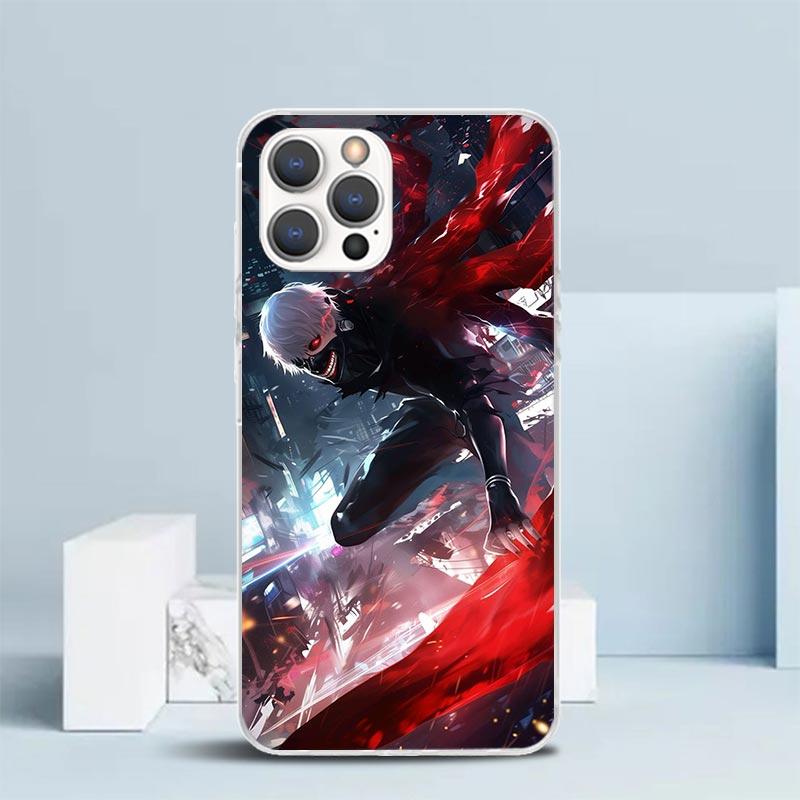 G-Ghoul Tokyo Kaneki Ken Phone Case For IPhone 16 17 Air 16E 15 14 Plus 13 Mini 12 11 Pro Max 7 8 + SE 2020 Soft TPU Back Cover