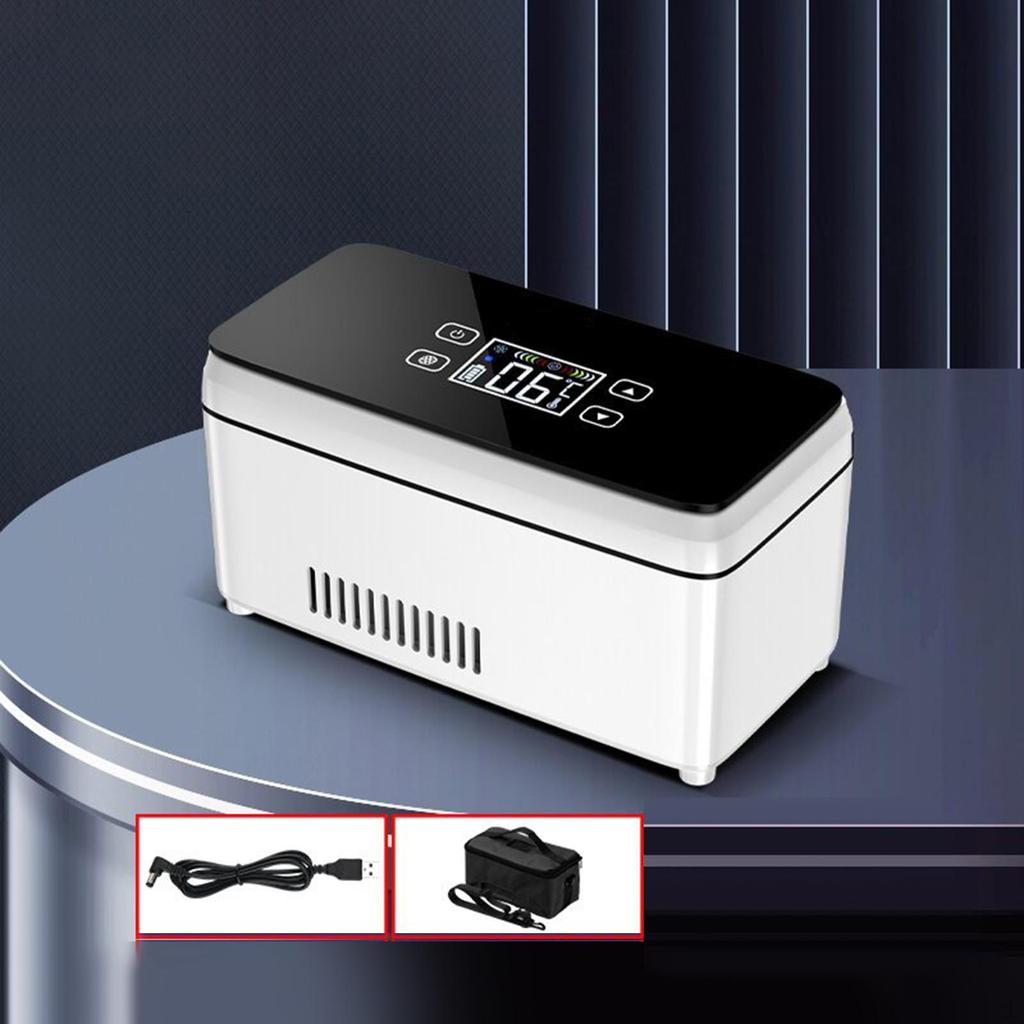 Insulin-Kühler, Reisekoffer, Digitalanzeige, Kühlbox, Mini-Kühlschrank, tragbar, für Zuhause