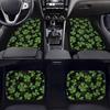 4 Stück Autokonturmatten mit Blumenmuster, Geeignet für die meisten Vorder- und Rücksitze, Perfektes Geschenk für Männer und Frauen zum Schutz Ihres Autoinnenraums