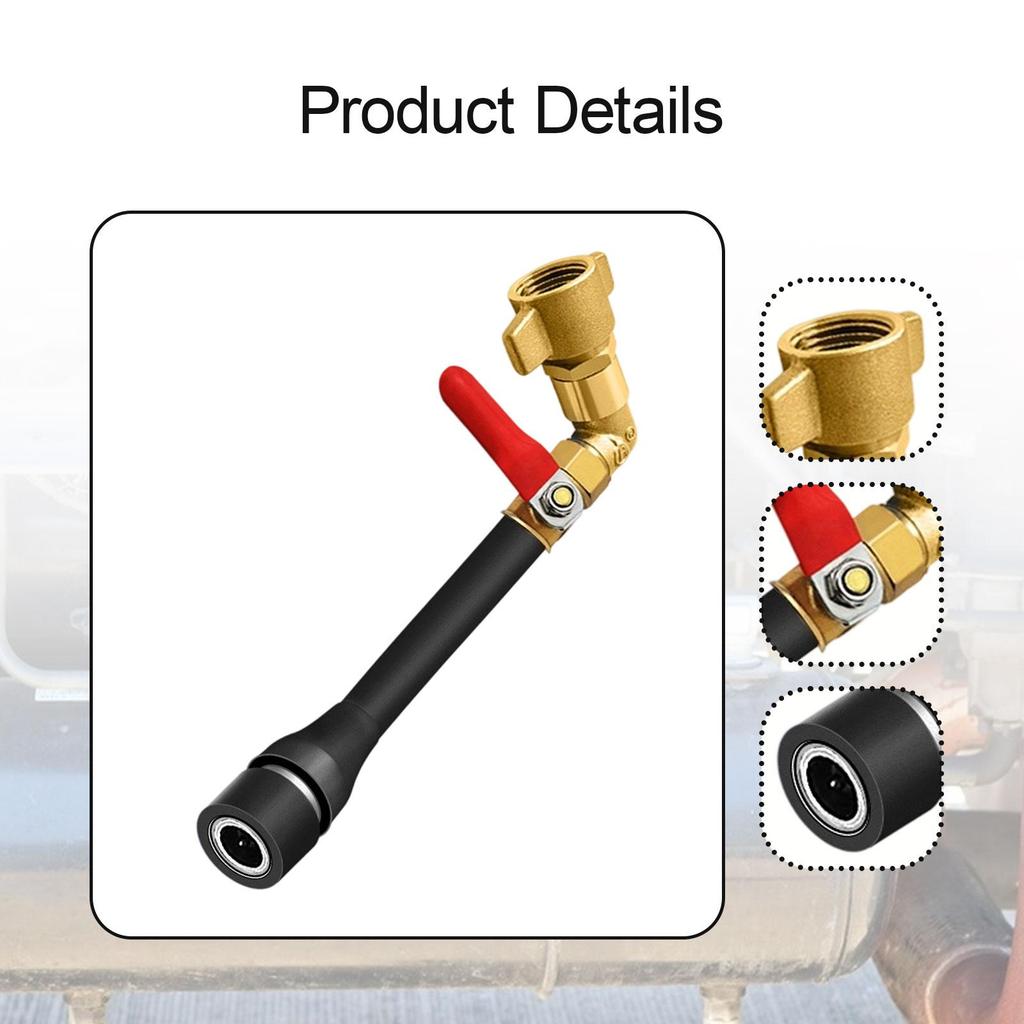 Trucks Air Tank Intake Connector Connection Pipe Portable Gas Storage Professional Assembly SP20 Quick Connect M16x1.5 Thread