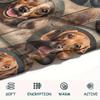 Dog Print Flannel Blanket, High Quality Comfortable for All Seasons, Home Decor, Warmth and Comfort, Perfect for Christmas Gifts