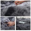 50x80cm Plush Carpet Long Hair Sofa Cushion Rugs Soft Imitation Wool Pad  Home