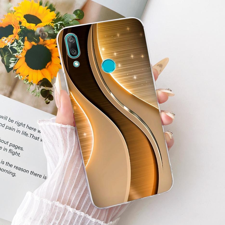 For Huawei Y7 Prime 2019 Case DUB-LX3 Cute Lion Fashion Painted Cover Soft Slim Phone Case For Huawei Y7 Pro 2019 Y 7 2019 Shell