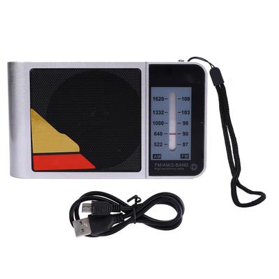 Tragbares AM FM Radio für ältere Menschen HiFi 2 Band USB Batteriebetrieben Tragbares Halbleiterradio für Zuhause Outdoor