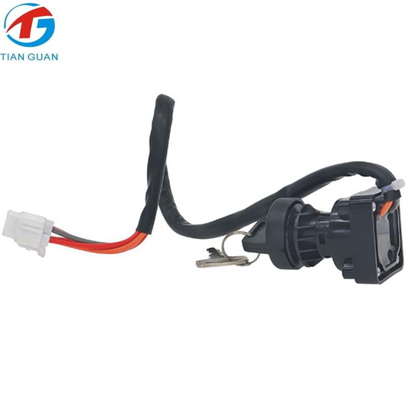 Engine Parts A001689 Ignition Key Switch for Suzuki King Quad LTA700X 2005-2007 & LTA700 2008-2015 Fits 37110-31G00 37110-31G01